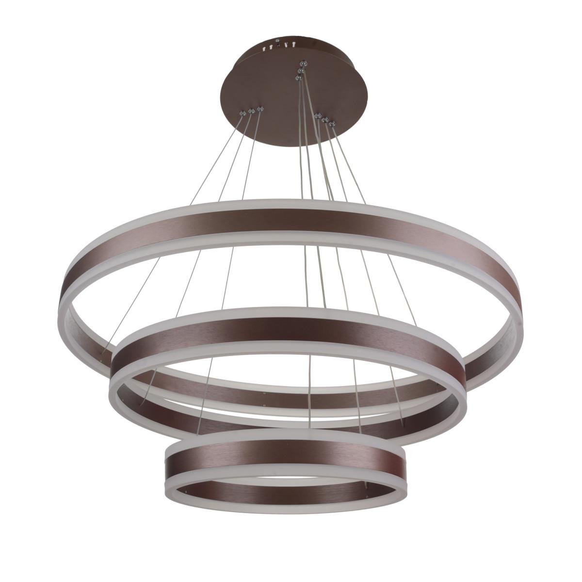 Люстра светодиодная Brille BR-949S/3 440W с пультом Коричневый