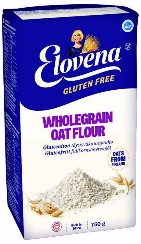 Мука овсянная Elovena Wholegrain Oat Flour Gluten free 750 г