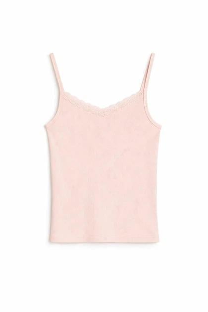 Майка H&M 1108602 158-164 см Розовый