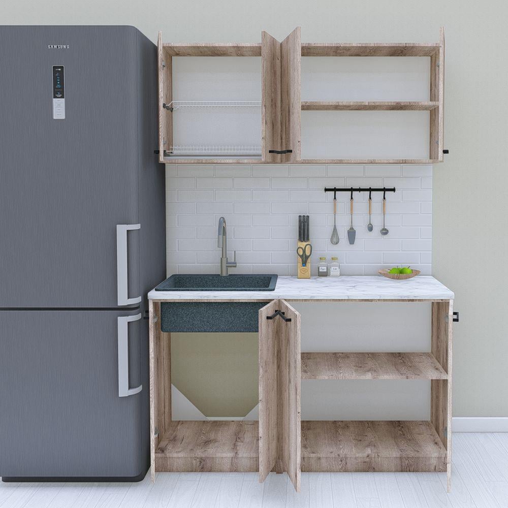 Кухня лінійна готова 1,4 м 140 см Аліканте (МП47) - фото 2