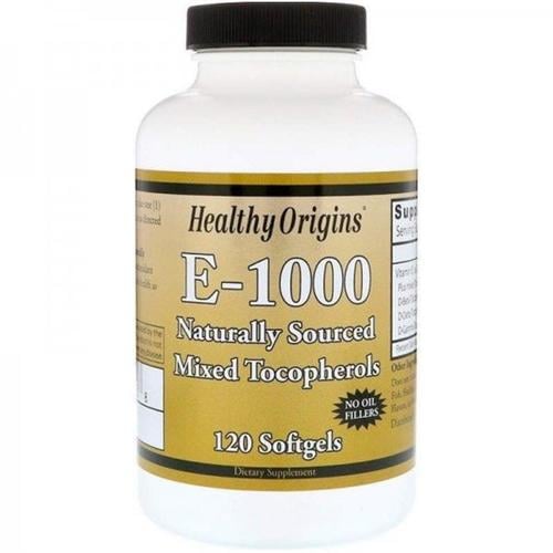 Витамин E Healthy Origins Vitamin E-1000 IU 120 Softgels