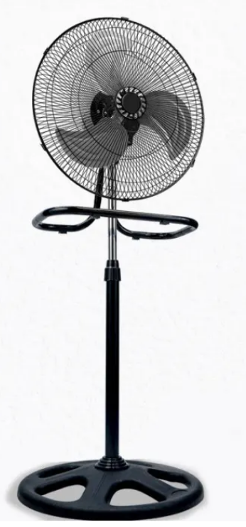 Вентилятор Wimpex 1807 Черно-серебристый (27786246)