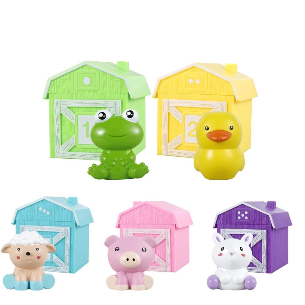 Розвиваюча іграшка сортер Звірята в будиночках і пальчиковий театр Монтессорі - фото 4 Розвиваюча іграшка сортер Звірята в будиночках і пальчиковий театр Монтессорі - фото 4