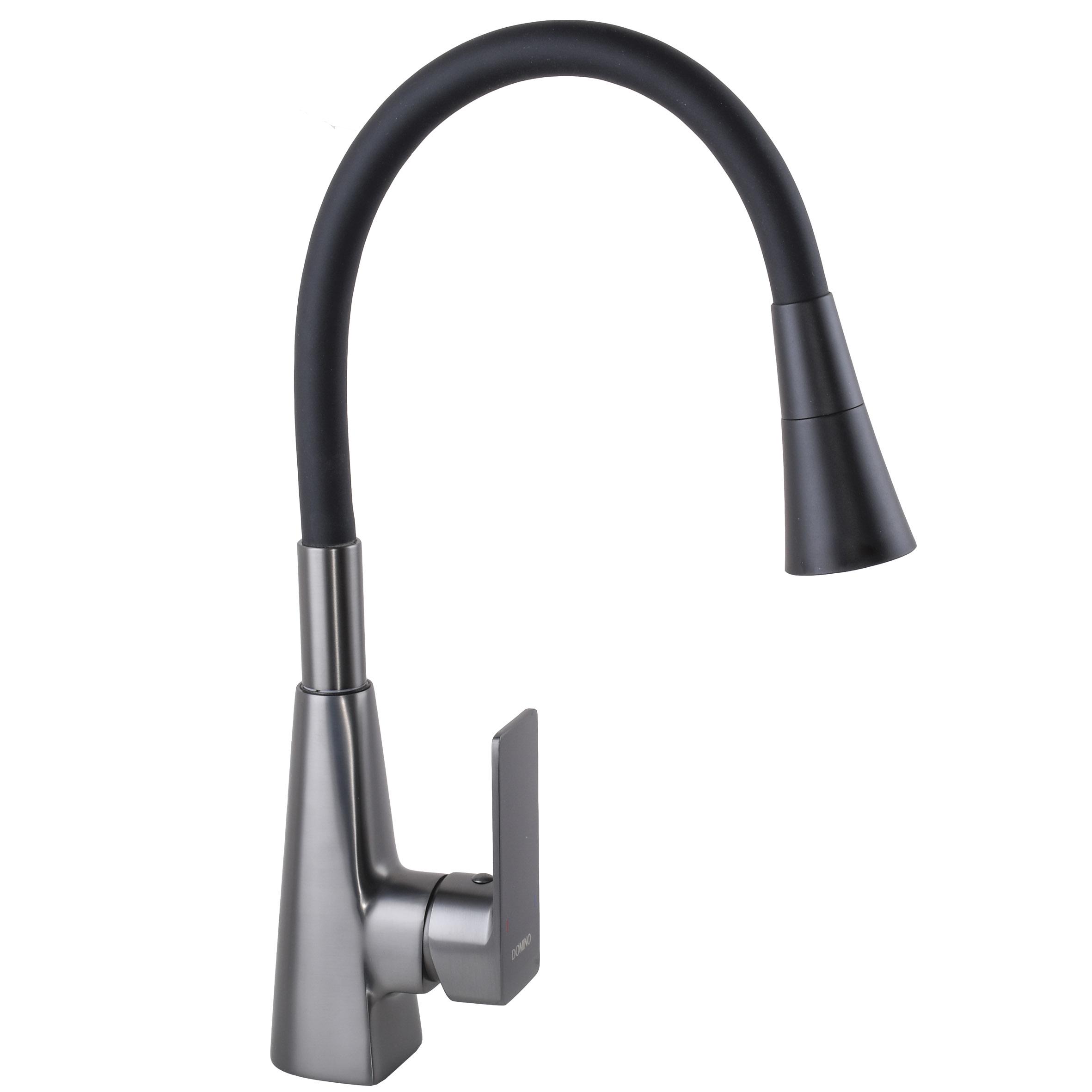 Смеситель для кухни DOMINO Dionis DDD-203SM-GP с гибким изливом - фото 6
