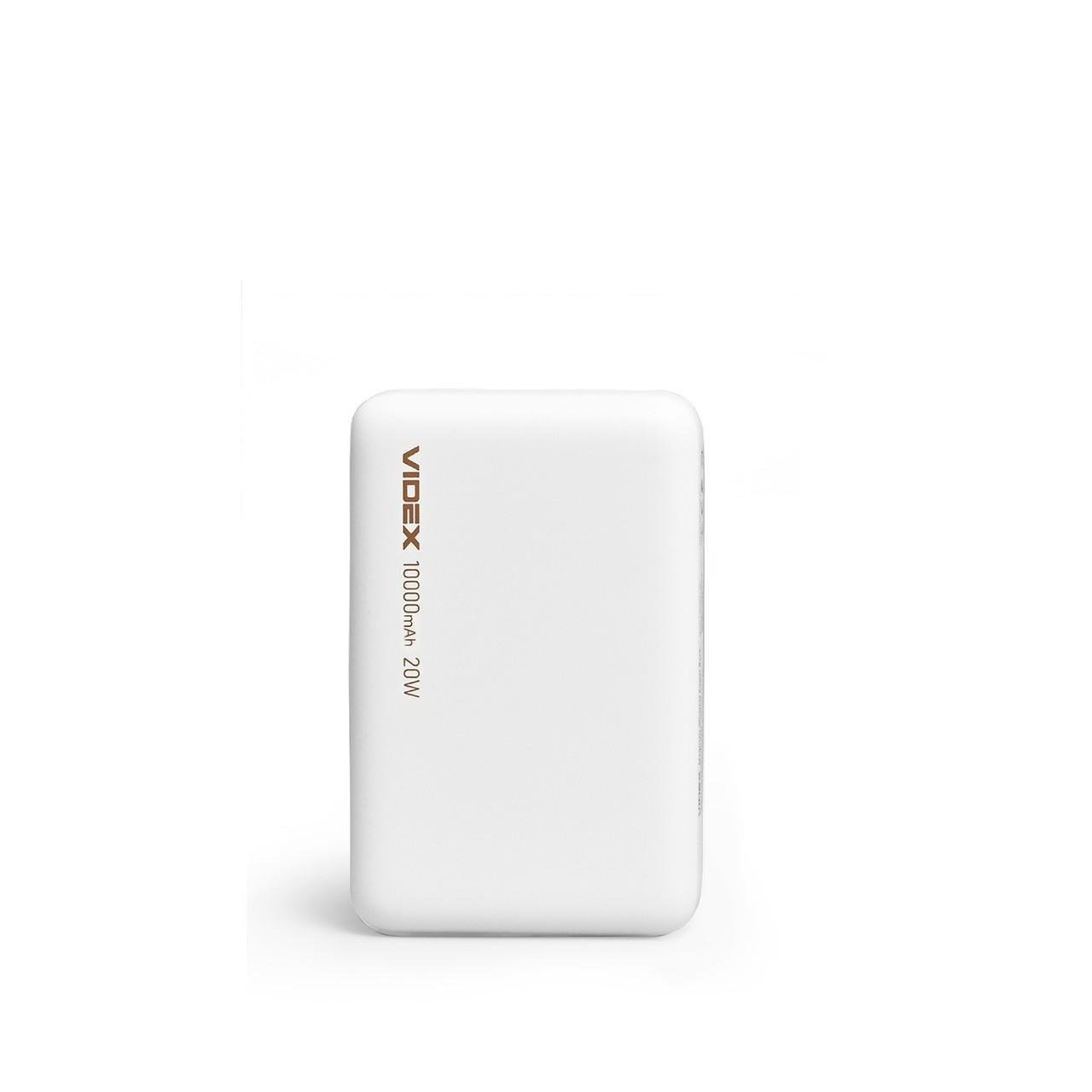 Повербанк Videx 10000 mAh Wireless VPB-331 15W+PD20W White (95638690)