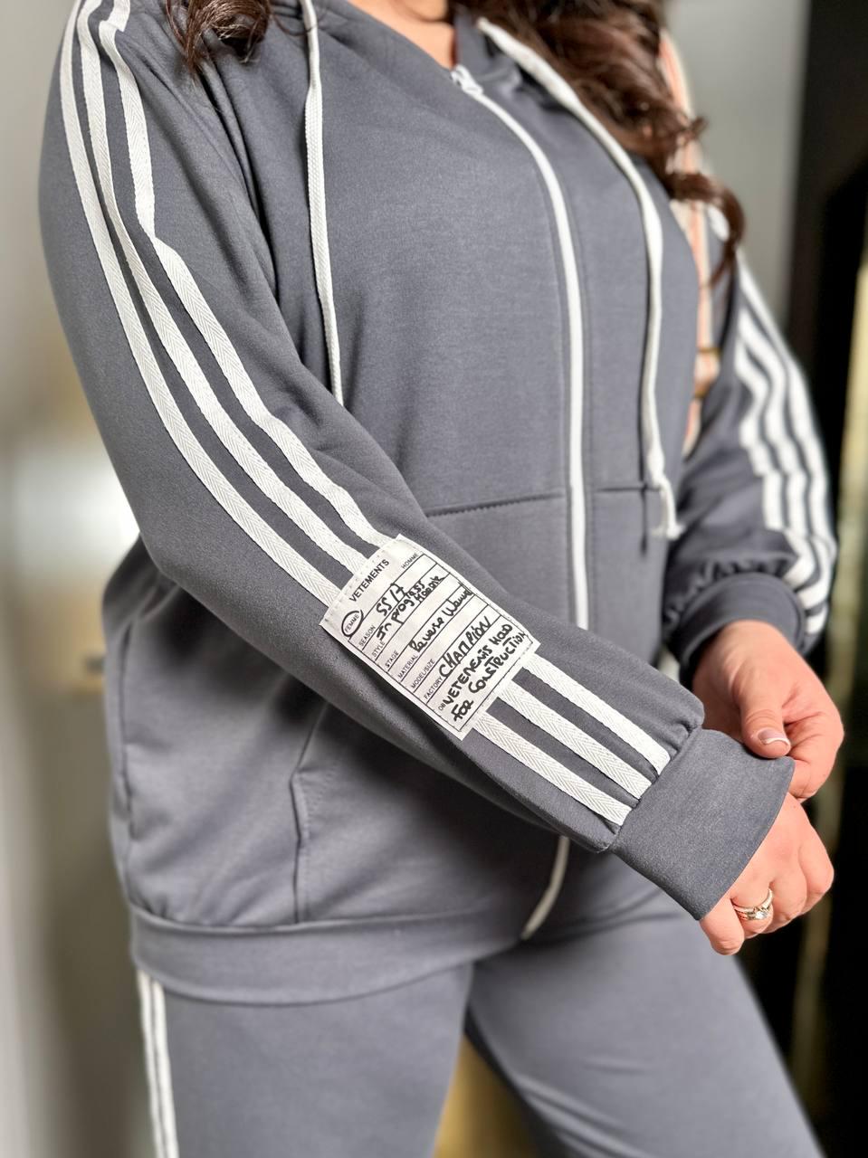 Костюм жіночий Jackie р. 50-52 Графітовий (#464-ел) - фото 4