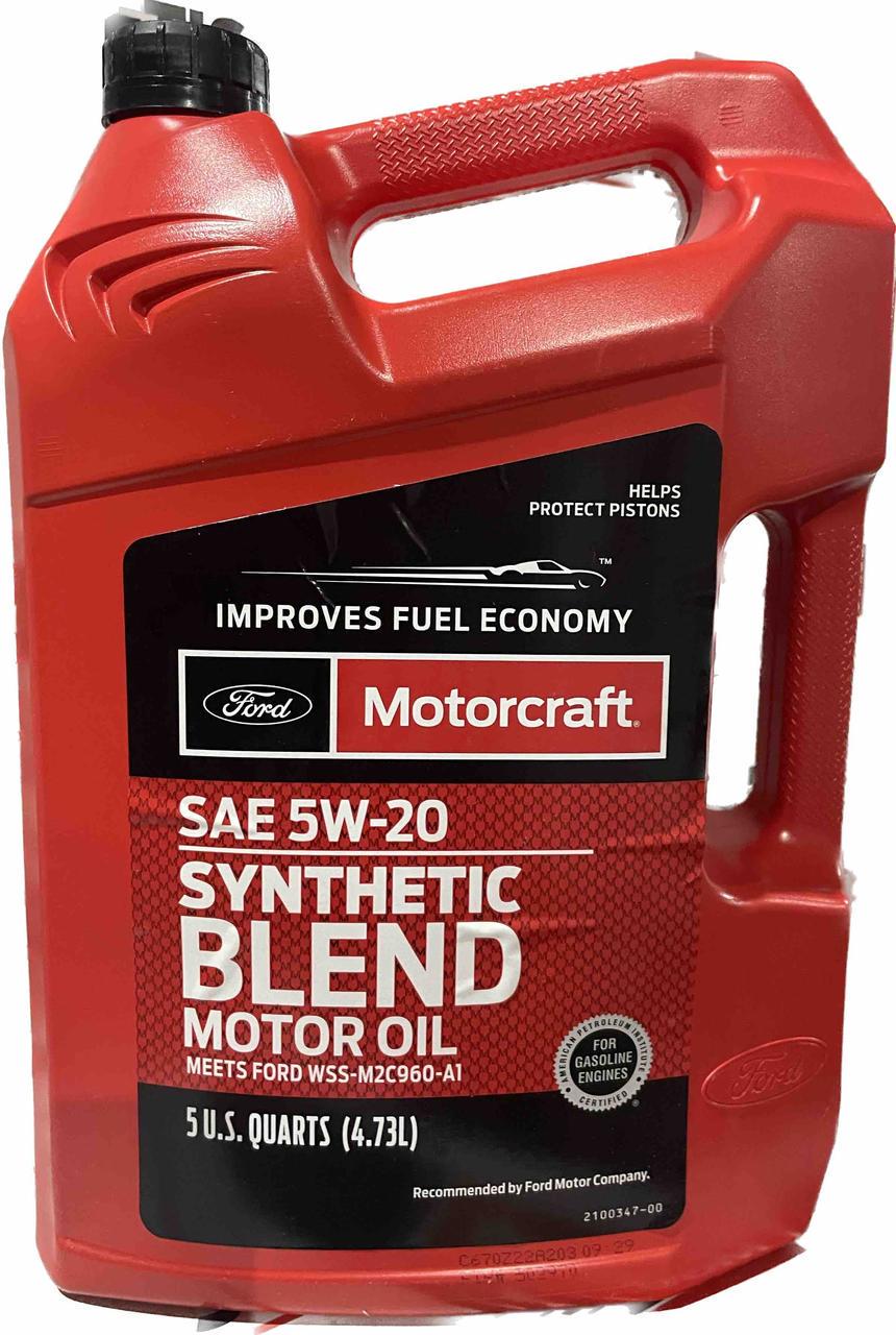 Моторное масло Ford Motorcraft Synthetic Blend 5W-20 4.73 (L XO5W205Q3SP) Моторное масло Ford Motorcraft Synthetic Blend 5W-20 4.73 (L XO5W205Q3SP)