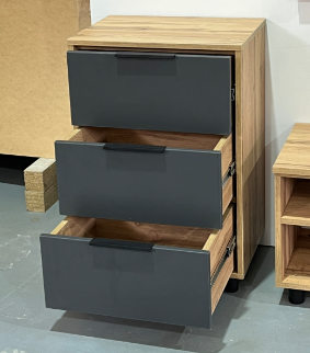 Комод в спальню 800х450х400 мм Сірий (kmd20) - фото 3