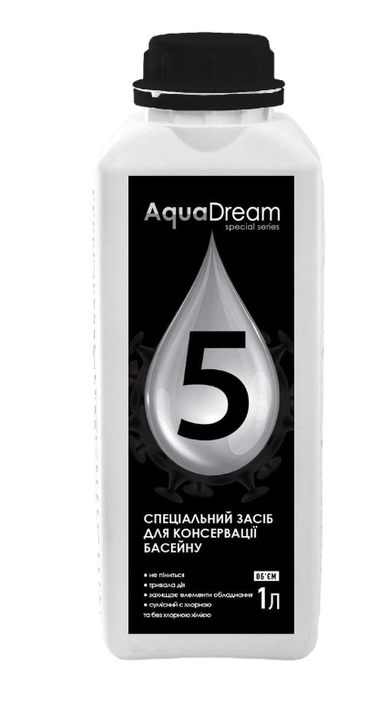 Средство Aqua Dream BioGreen для консервации бассейна 1 л (18727792) Средство Aqua Dream BioGreen для консервации бассейна 1 л (18727792)