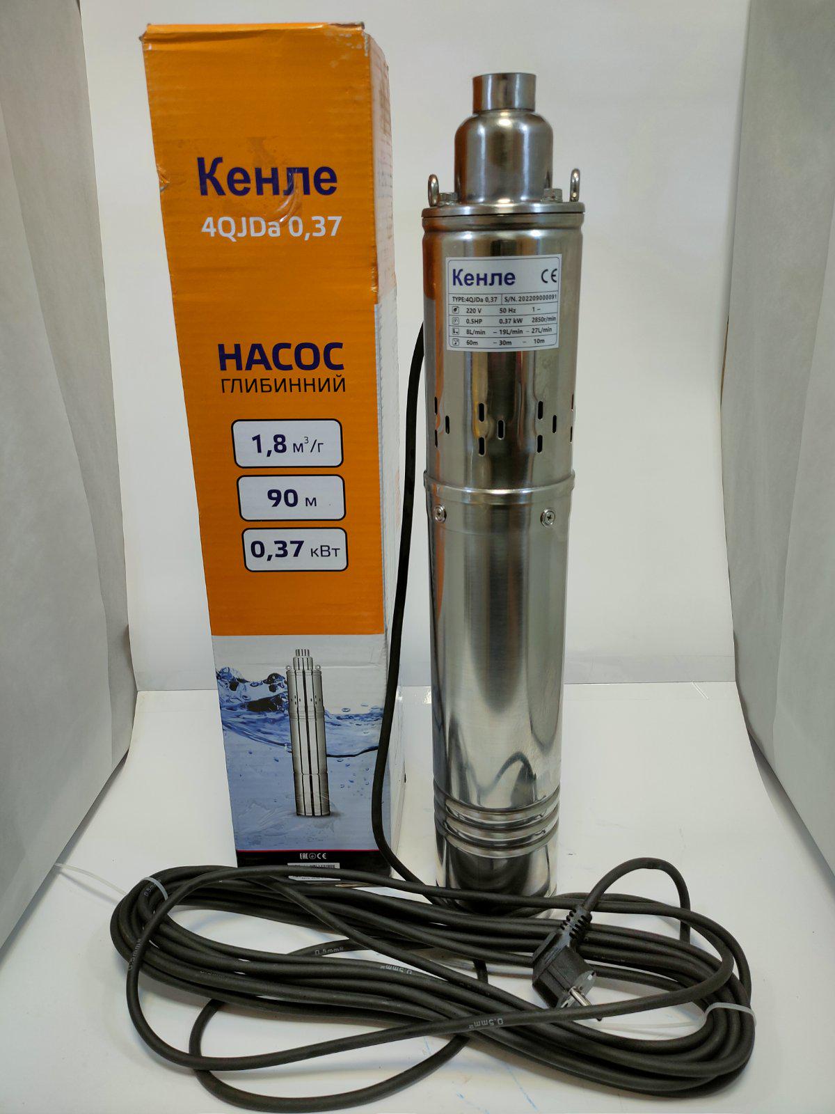 Насос шнековый глубинный Kenle 4QJDa 0,37 kW - фото 4