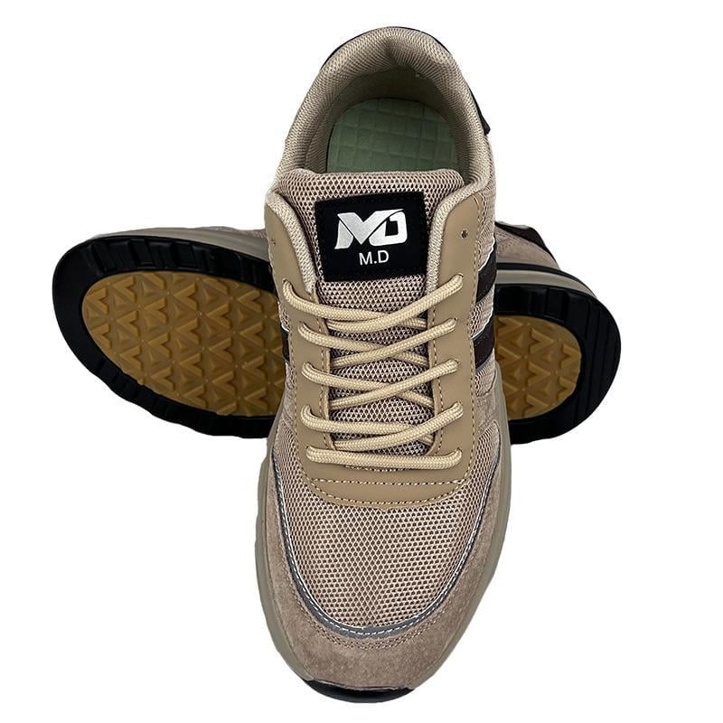 Кроссовки мужские комбинированные кожаные 20010-6 p. 40 25 см Коричневый