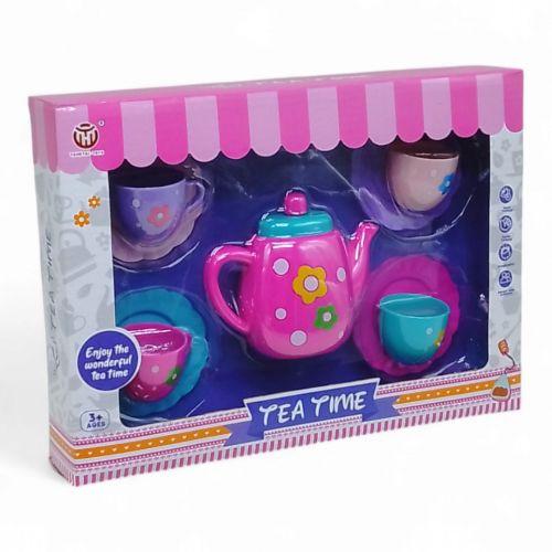 Посуда детская Чайный сервиз YAHETAI TOYS Розовый (252209) Посуда детская Чайный сервиз YAHETAI TOYS Розовый (252209)
