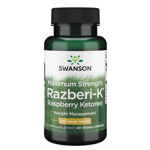 Малиновые кетоны Swanson Raspberry Ketones 500 мг 60 капс. (SWD078)
