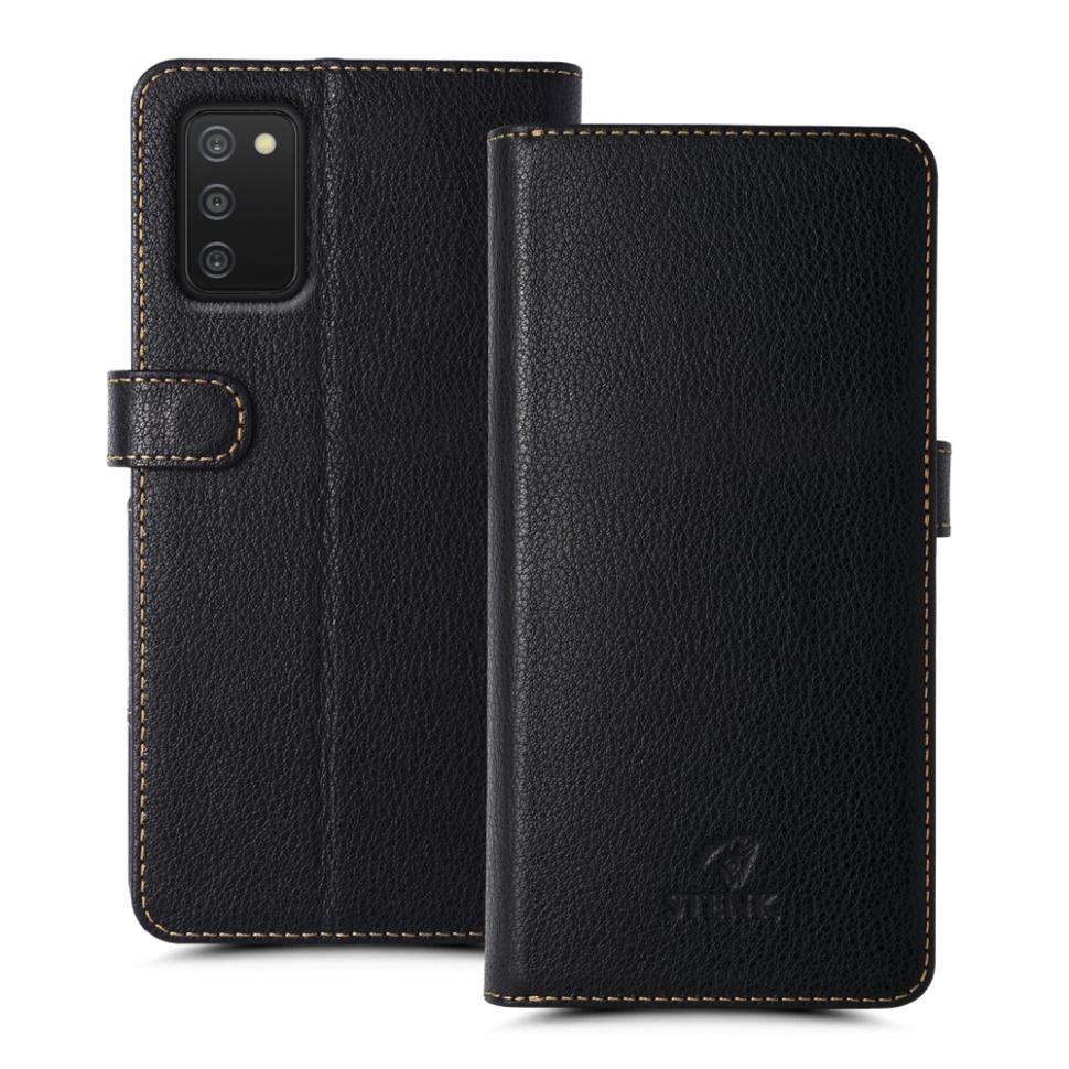 Чехол книжка Stenk Wallet для Samsung Galaxy A03s Черный (70003)