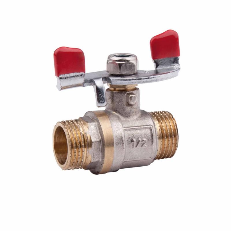 Кран шаровый Valve ЗР для воды бабочка 1/2" (SV606W15)