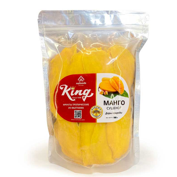 Манго сушений KING 500 г
