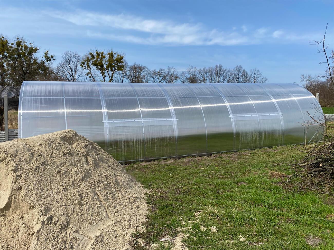 Теплиця Веган 4x8 із оцинкованої квадратної труби з полікарбонатом 4 мм - фото 6