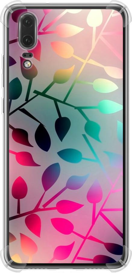 Чехол на Huawei P20 Листья (2235sp-1396-42517)
