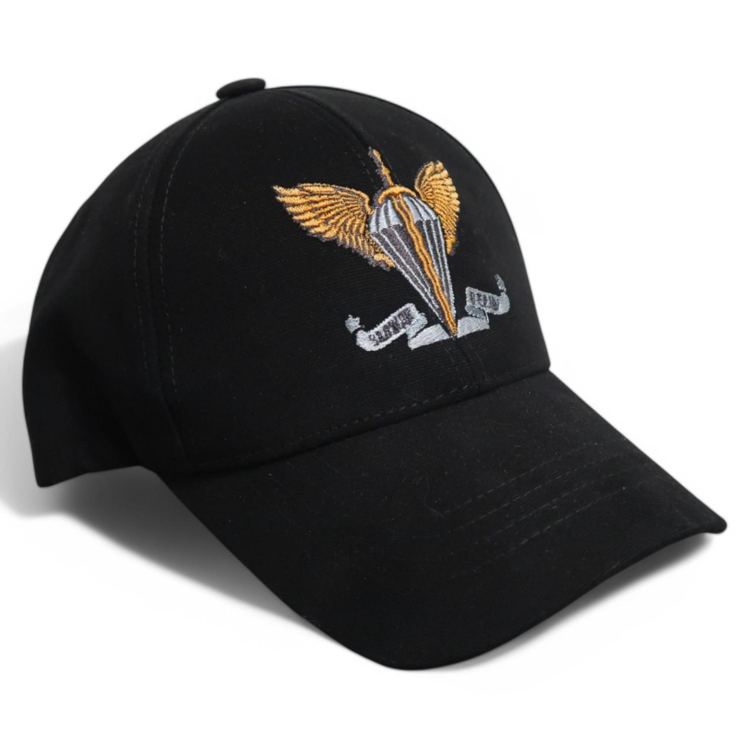 Кепка-бейсболка ДШВ L Черный (25396987) - фото 2 Кепка-бейсболка ДШВ L Черный (25396987) - фото 2