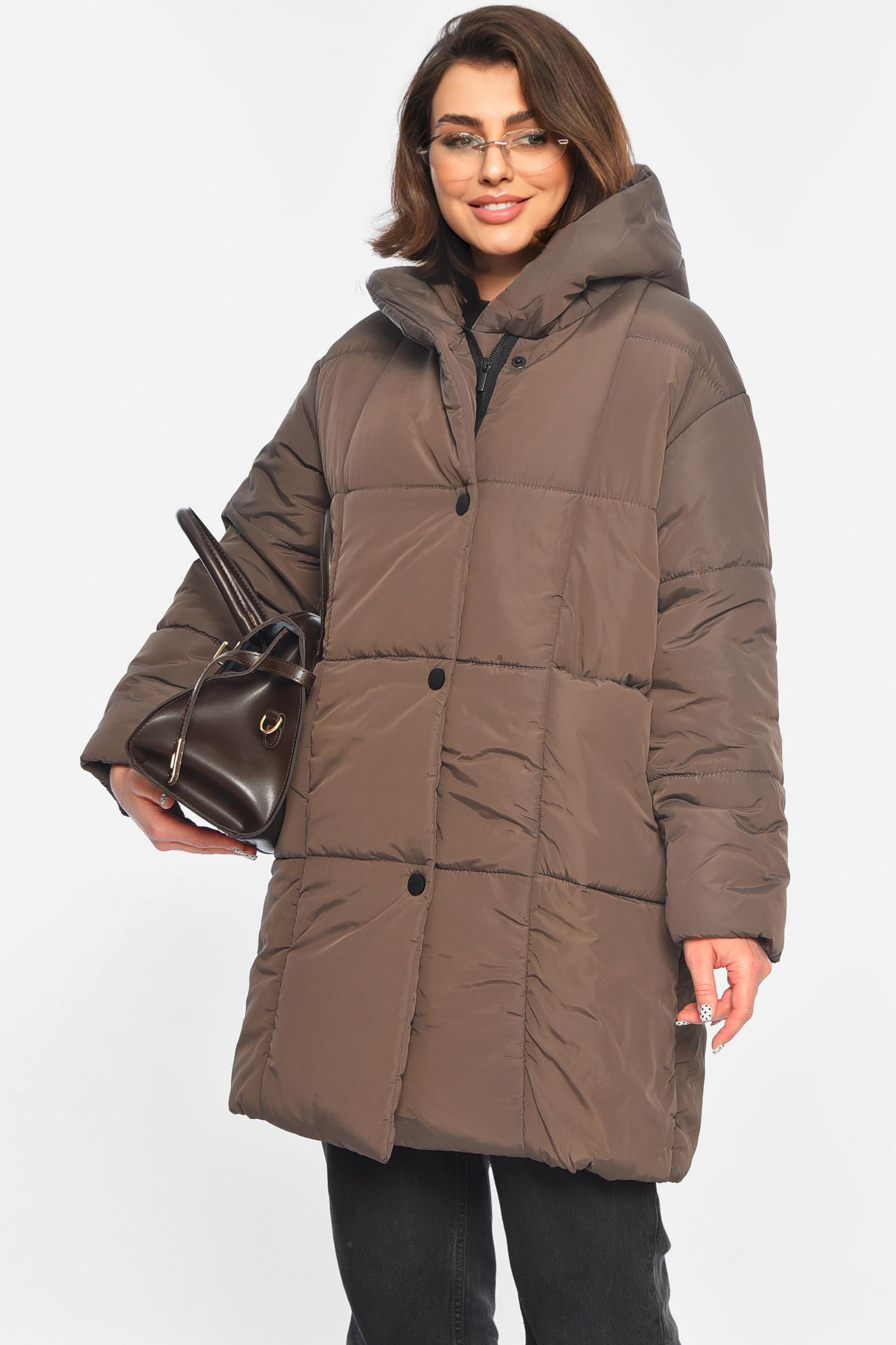 Куртка женская демисезонная S Шоколадный (196451)