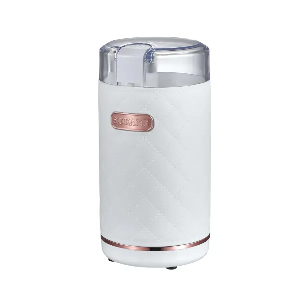 Кавомолка електрична Sokany SK-3027W із пластику 150 Вт Білий (147-107-SK-3027W)