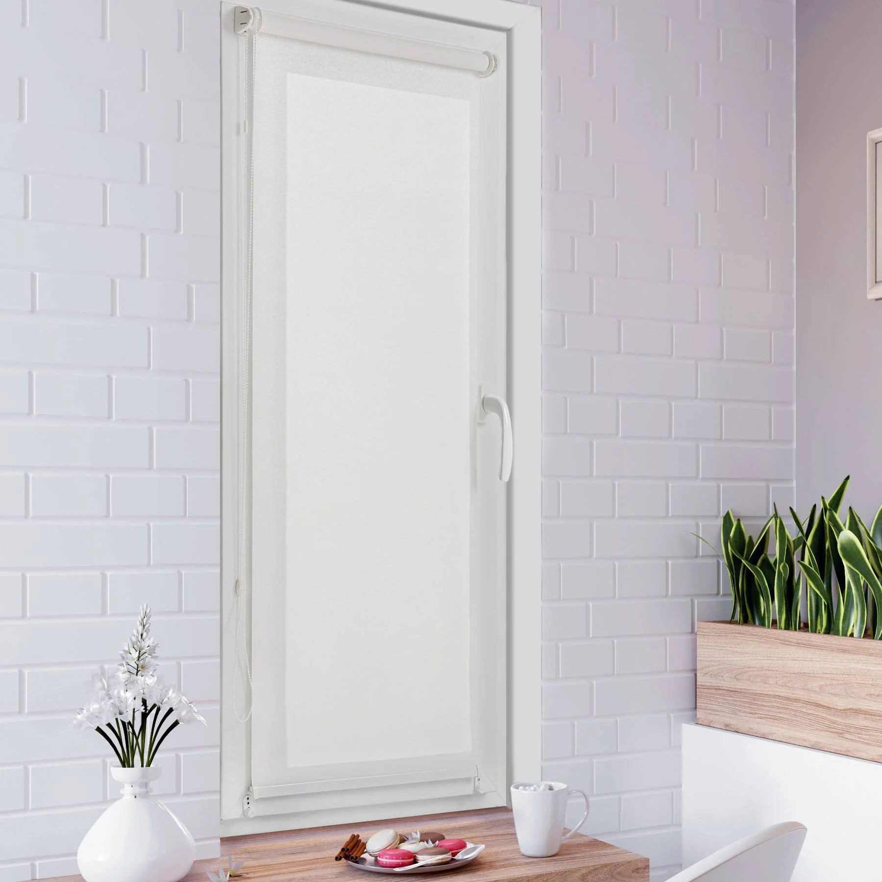 Ролет Roll de Luxe 110x170 см люминис 901