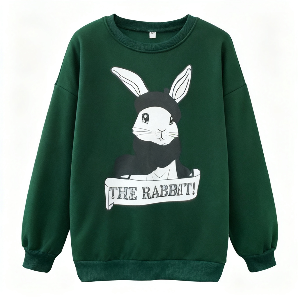 Світшот із довгим рукавом Rabbit L Зелений (2815689857)