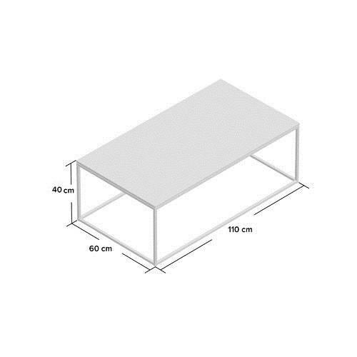 Кофейный столик GoodsMetall в стиле Лофт 1100х600х400 ЖС460 - фото 3