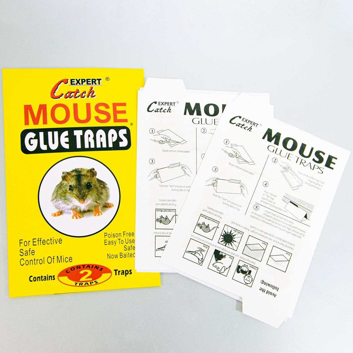 Ловушка для мышей клеевая Catch Expert Mouse glue traps 2 листа 13х18 см 5 шт. (3000075-TOP-5) - фото 5