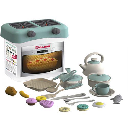 Игровой набор Кухня-Бокс Бирюзовый (185285) Игровой набор Кухня-Бокс Бирюзовый (185285)