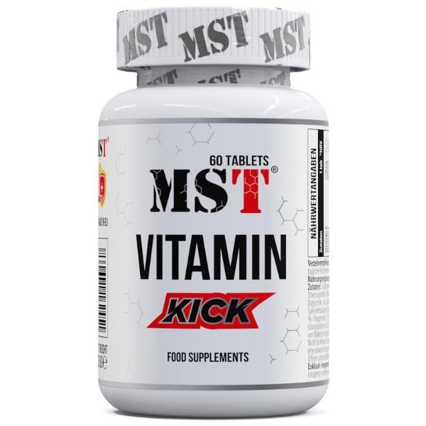 Витаминно-минеральный комплекс для спорта MST Nutrition Vitamin KICK 60 табл. (000023760) Витаминно-минеральный комплекс для спорта MST Nutrition Vitamin KICK 60 табл. (000023760)