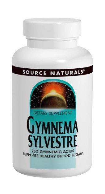 Джимнема сильвестра Source Naturals Gymnema Sylvestre 450 мг 120 Tabs