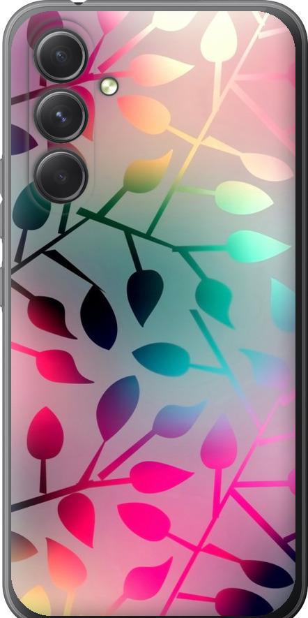 Чехол на Samsung Galaxy A54 A546E Листья (2235u-2935-42517)
