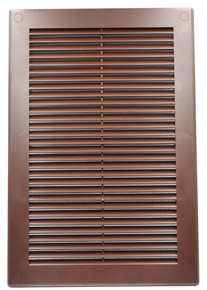 Вентиляційні грати Awenta TRU-24 200x300 мм Коричневий (29747858)