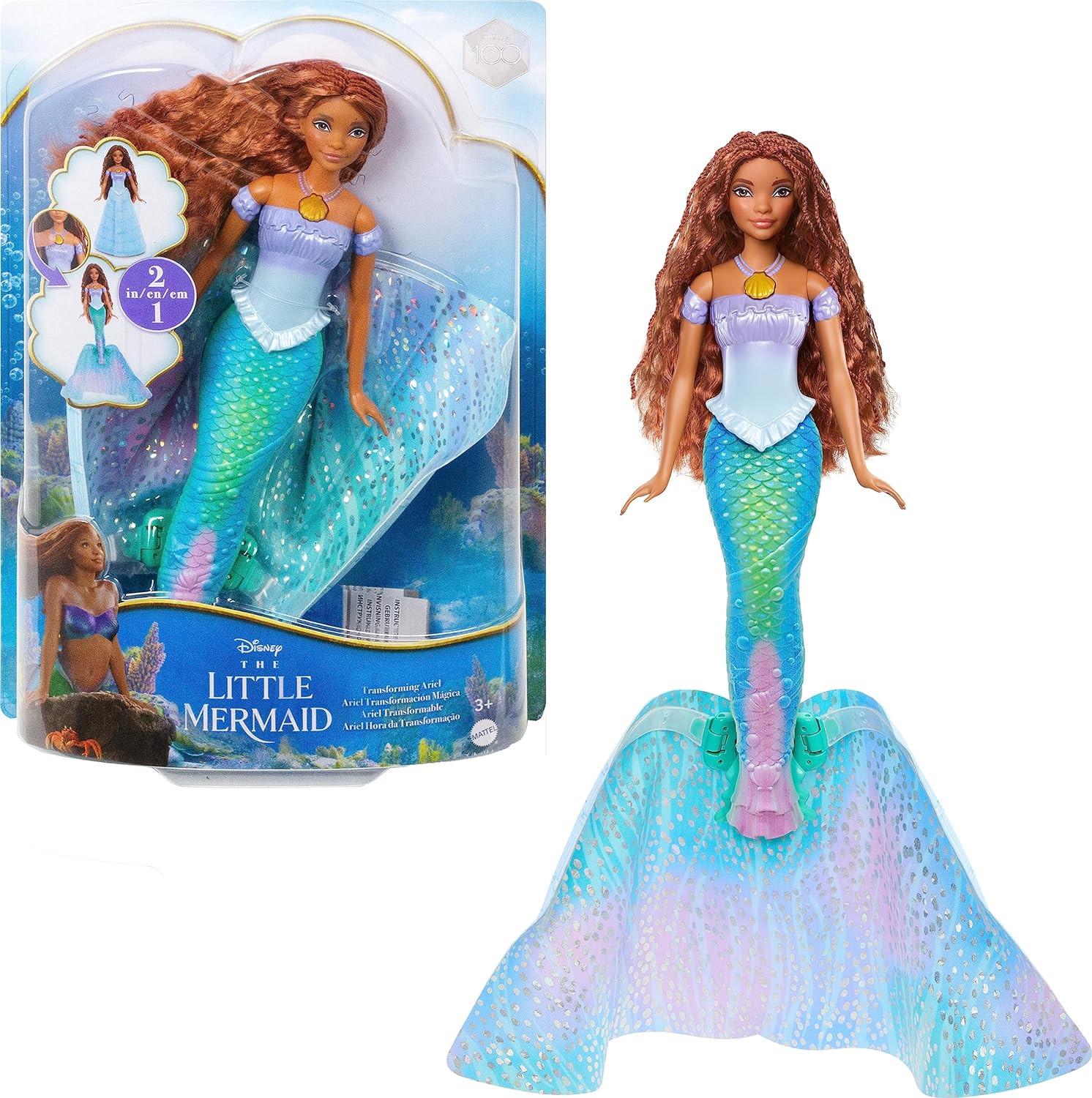 Лялька Disney The Little Mermaid Transforming Ariel Fashion (DF25) - фото 6