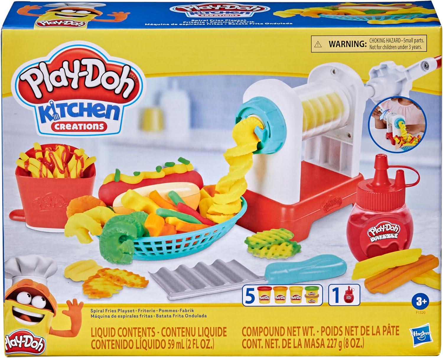 Набор для лепки Hasbro Play-Doh Kitchen Creations Spiral Fries Картофель Фри! (F1320)