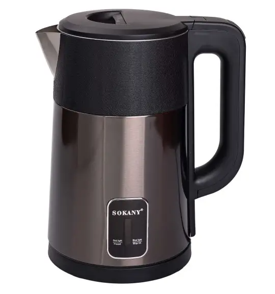 Электрочайник Sokany SK-09017 2,5 л 1500 Вт Шоколадный - фото 2 Электрочайник Sokany SK-09017 2,5 л 1500 Вт Шоколадный - фото 2