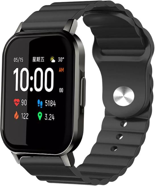 Ремешок Wave для Haylou Smart Watch 2 LS02 27748 Black (27748-2B) - фото 1 Ремешок Wave для Haylou Smart Watch 2 LS02 27748 Black (27748-2B) - фото 1