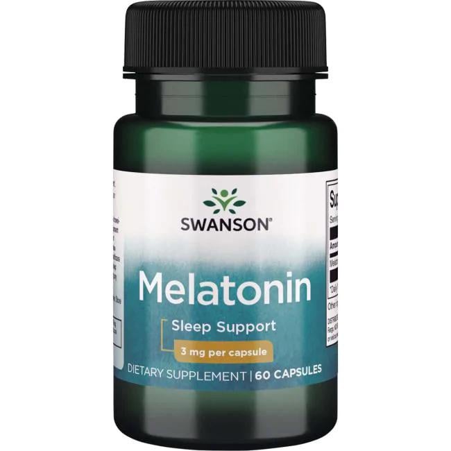 Натуральная добавка Swanson Melatonin 3 мг 60 капс. (7257)