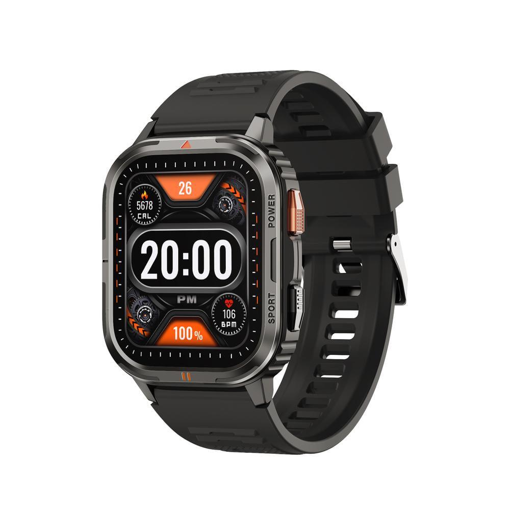 Смарт-часы WIWU SW05 2,0" BT5,2 410 mAh Black (6977703652369)
