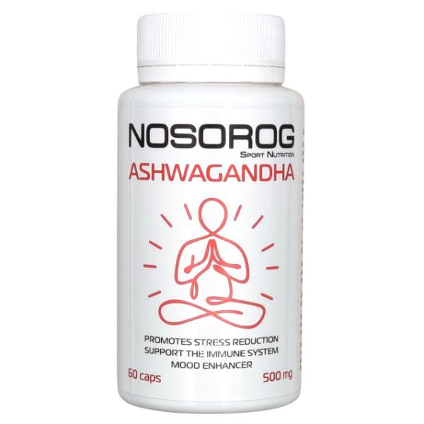 Ашфаганд для Nosoroг Nutrition Ashwaгandha 60 капс. (000024608)