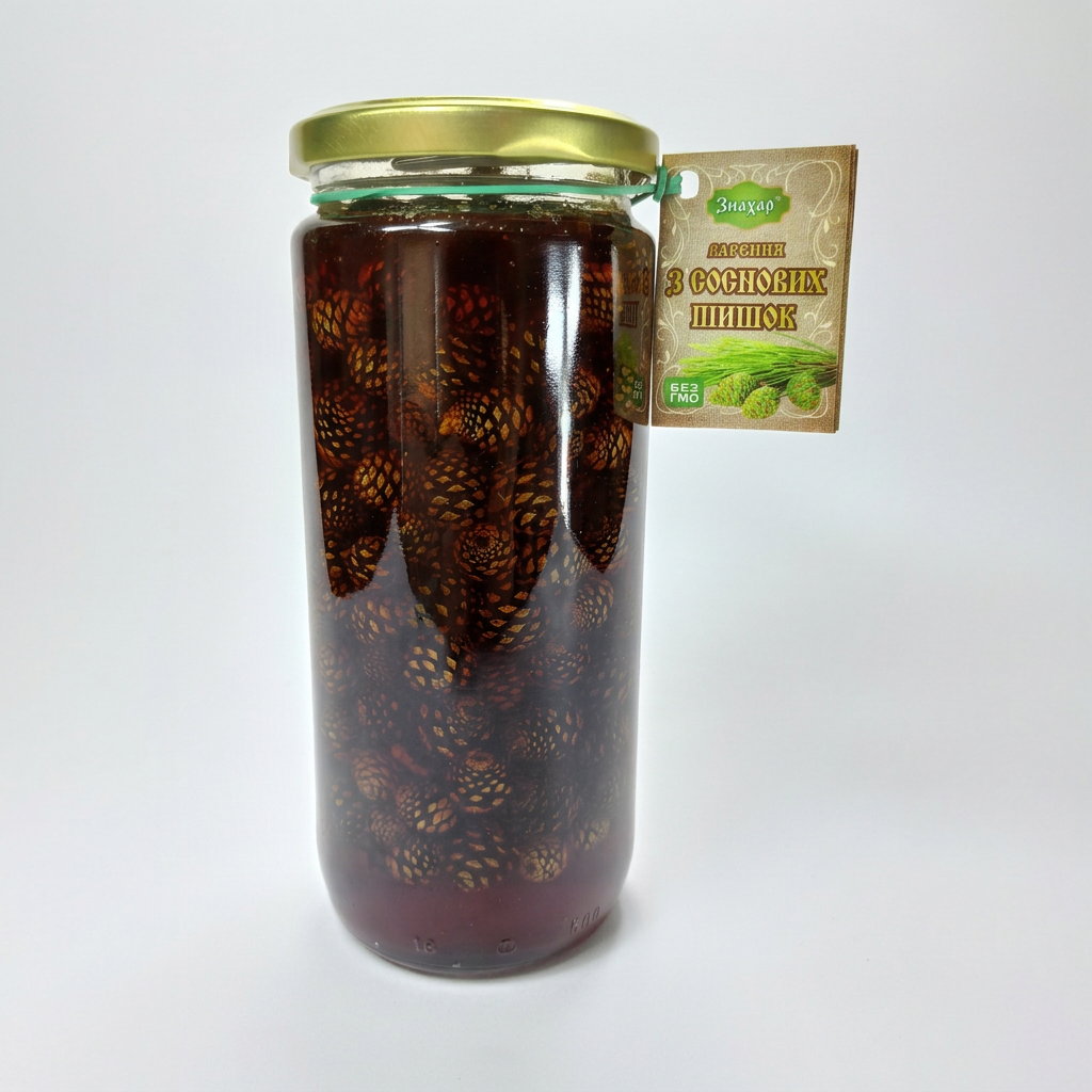 Варенье из сосновых шишек Знахарь 500 мл (GL-500)