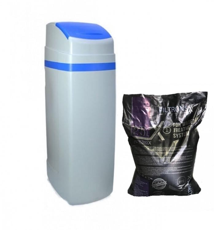 Смягчитель воды кабинетного типа Clack 1035 с клапаном Clack WS1CI с засыпкой Filtrons X1 25 л (3473)