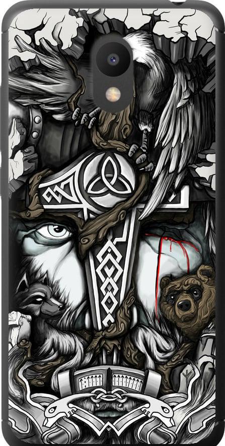 Чехол на Meizu M6 Тату Викинг (4098u-1349-42517)