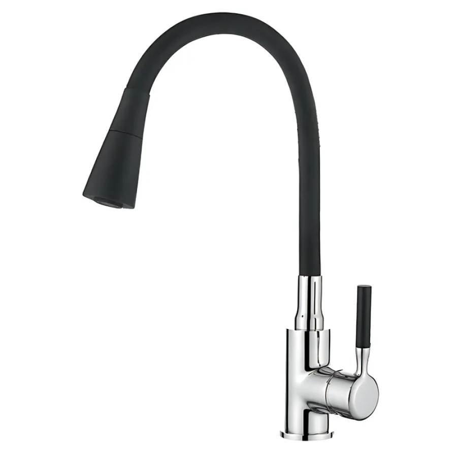 Смеситель для кухни Zerix ATRIUM-011-T Refl Black/Chrome Black (ZX4720)