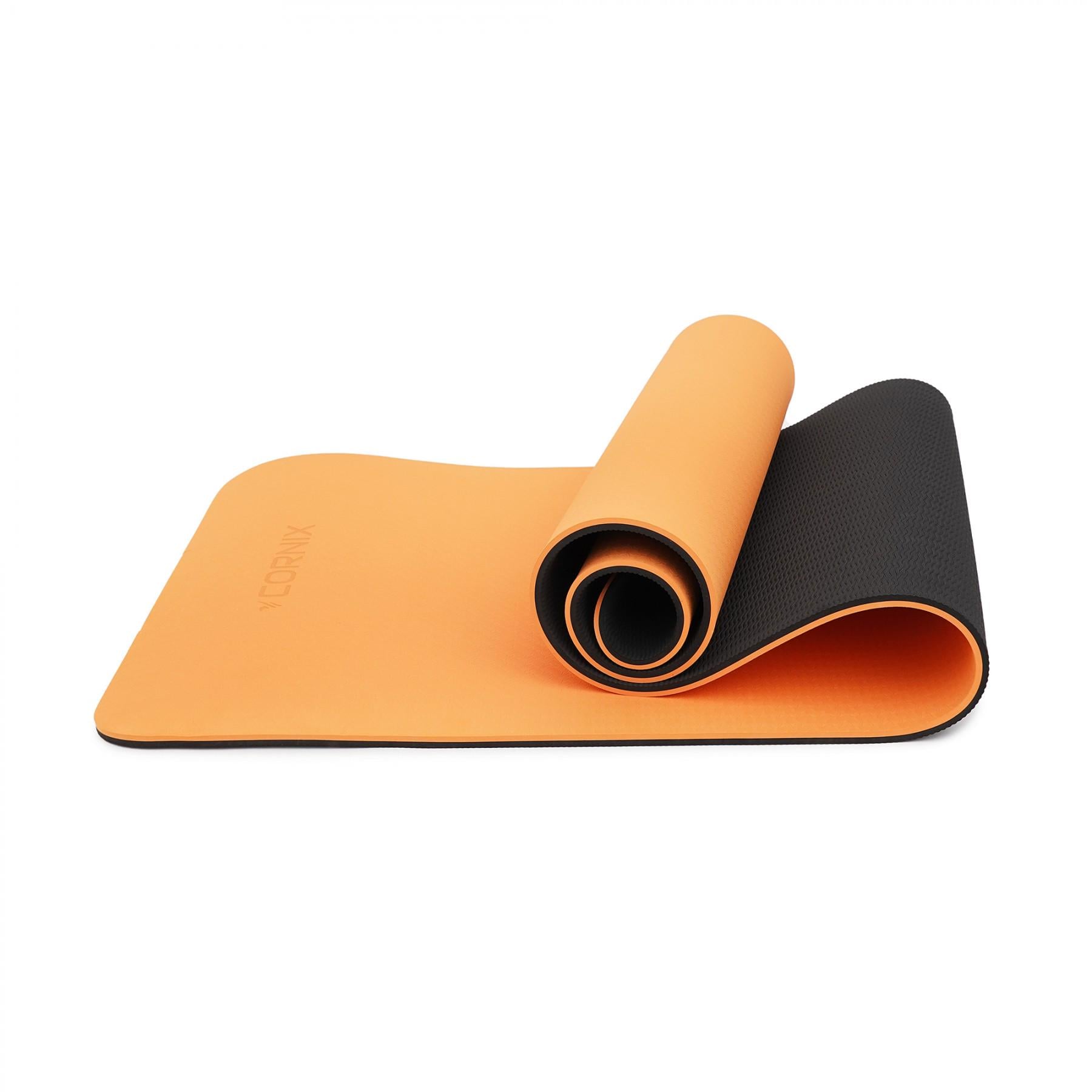 Коврик для фитнеса Cornix TPE XR-0091 183x61x1 cм Orange/Black (39234) Коврик для фитнеса Cornix TPE XR-0091 183x61x1 cм Orange/Black (39234)