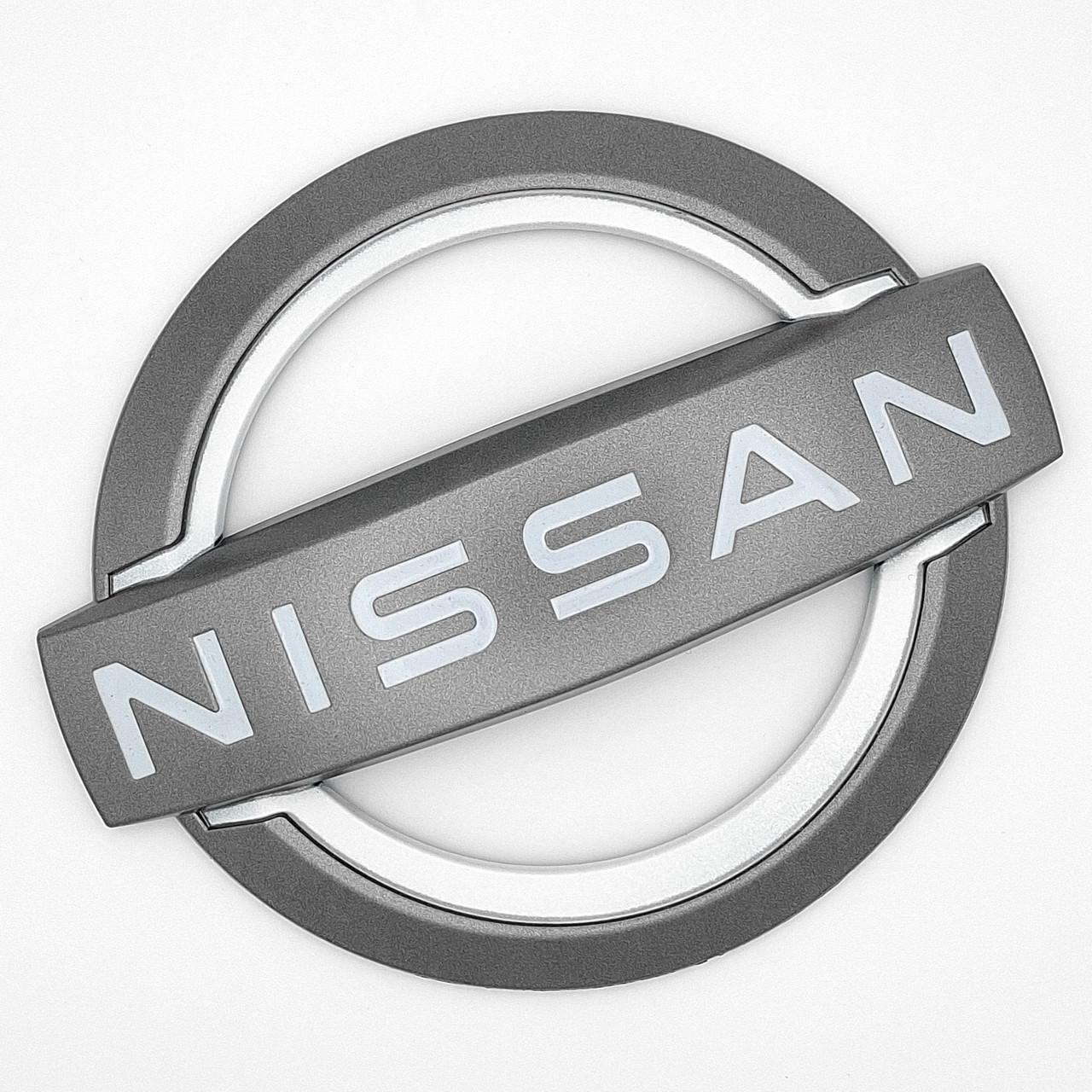 Эмблема Nissan ABS Серый матовый 125х105 мм (2860615985)