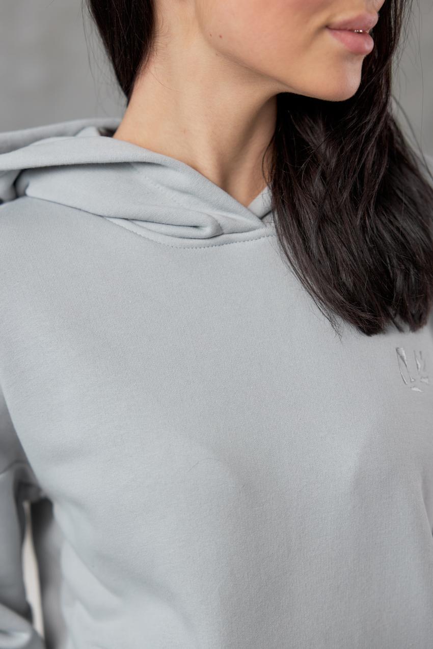 Худи женское М175.3 M Пепельный (840-1-61) - фото 5 Худи женское М175.3 M Пепельный (840-1-61) - фото 5