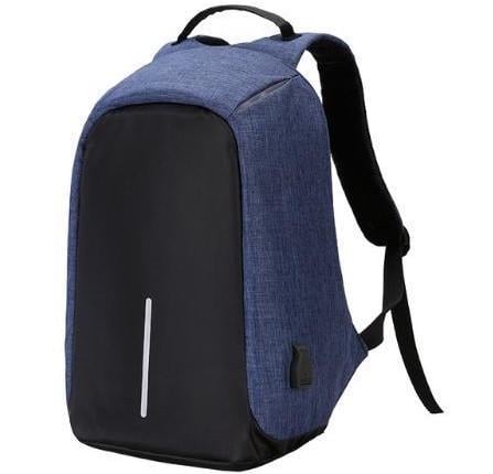 Рюкзак-антизлодій міської 1818 USB Синій (1448981076)