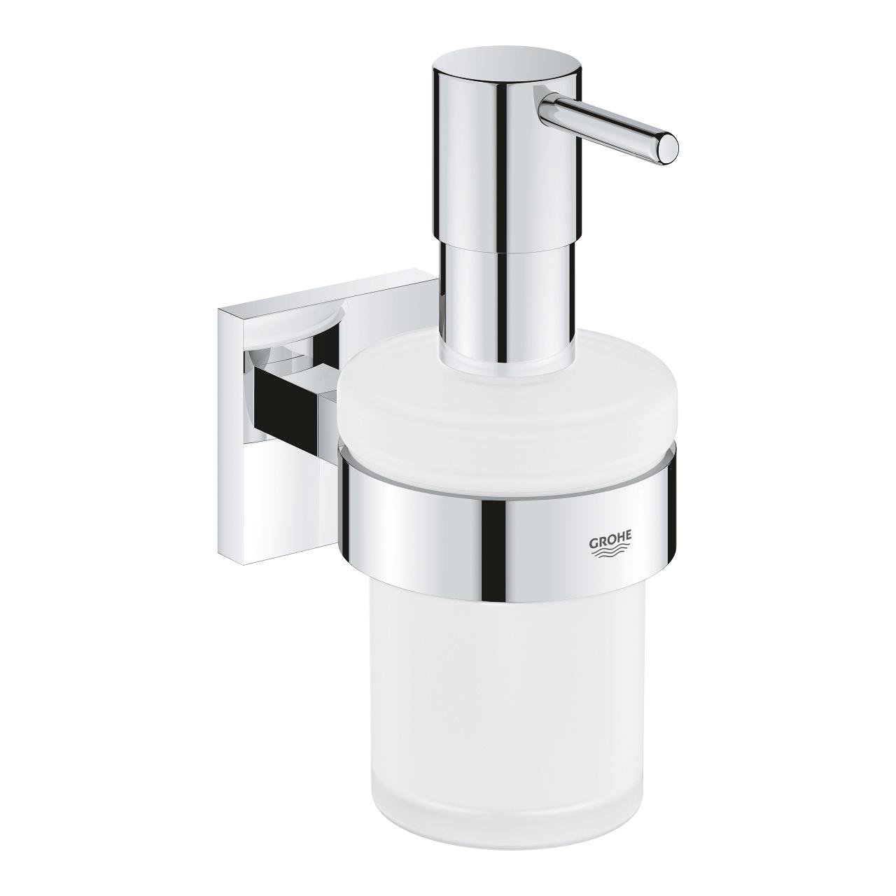 Дозатор для рідкого мила Grohe QuickFix Start Cube 41098000 настінний 160 мл Хром (164239) - фото 1